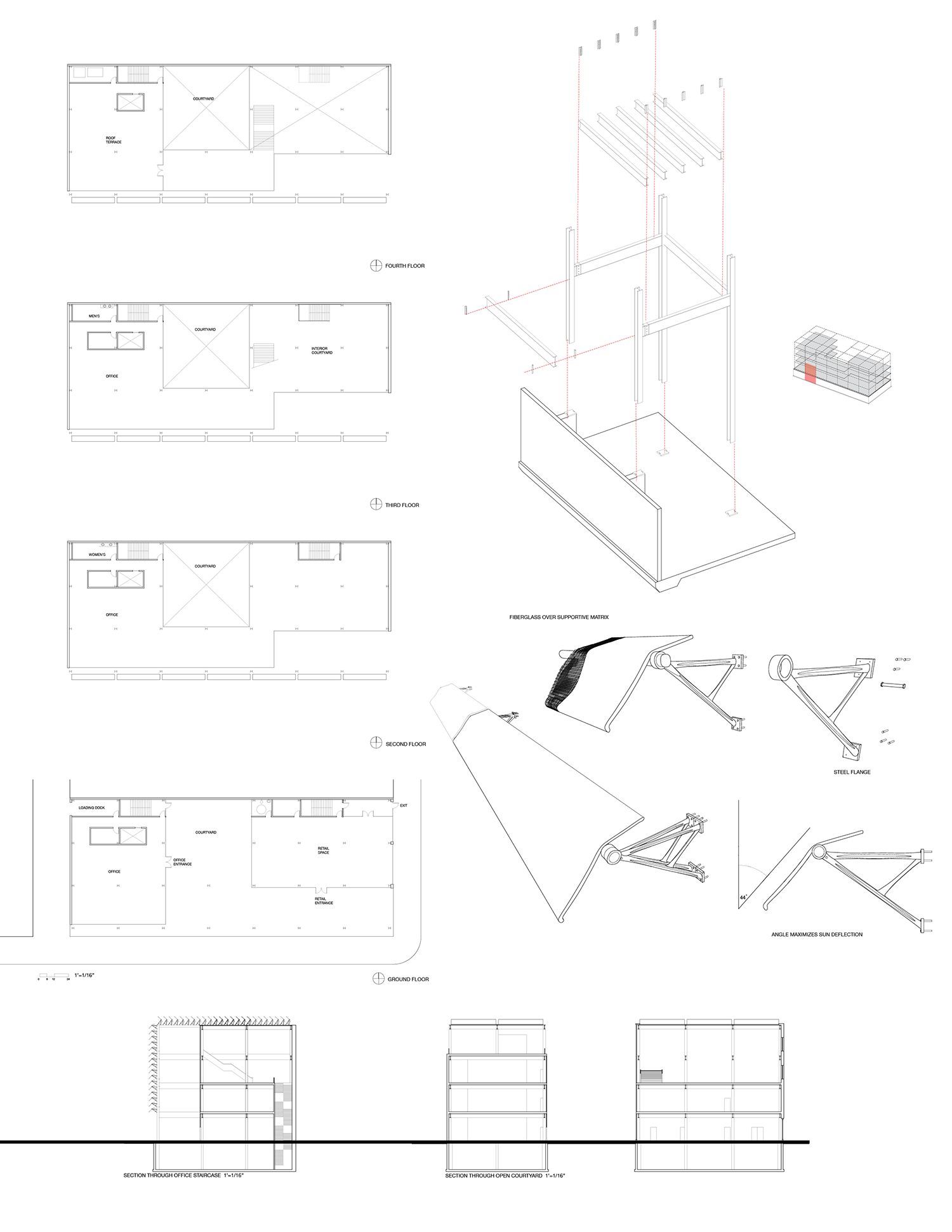 Menil Collection — structural detail