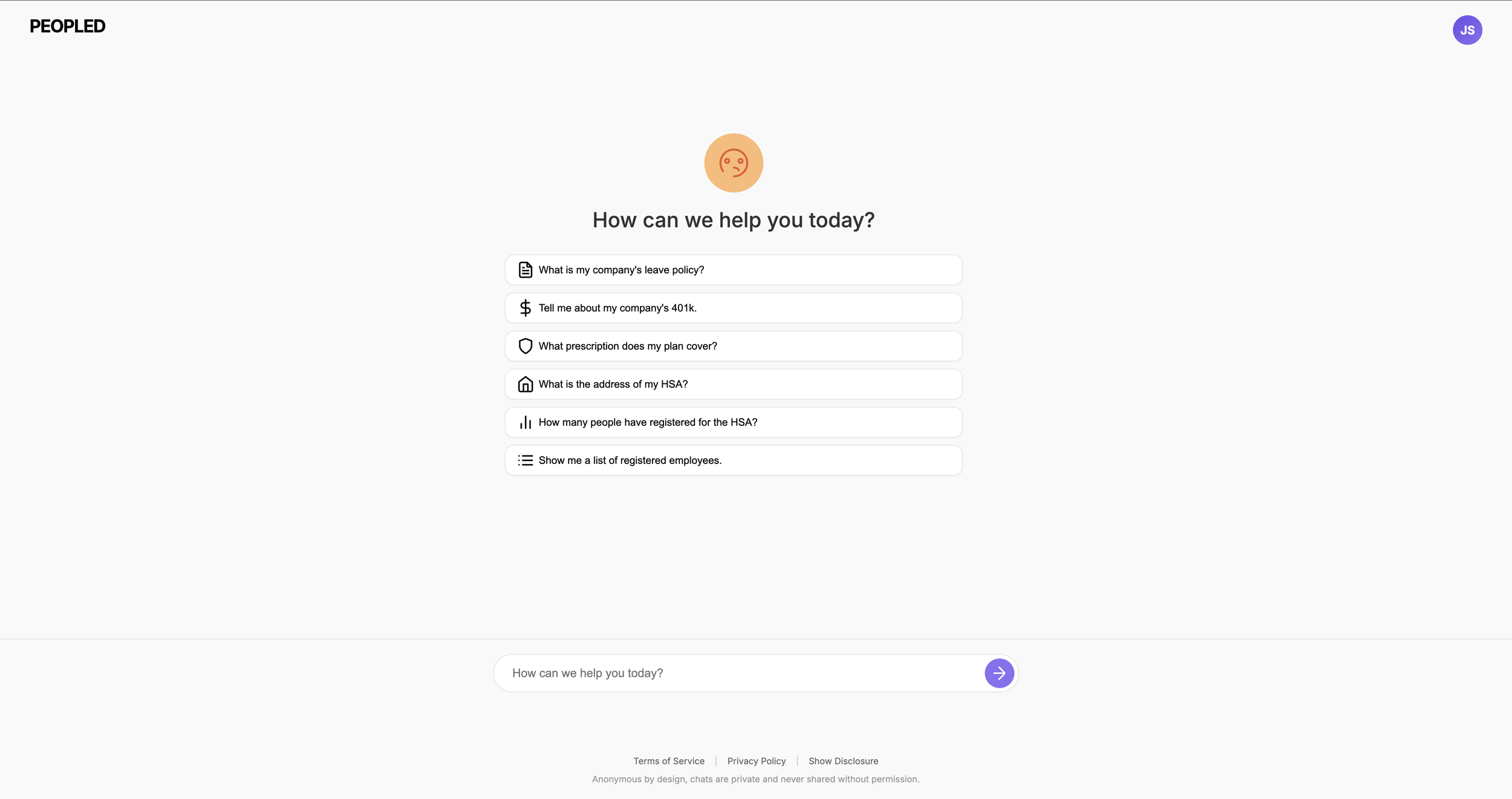 Windows app interstitial — error state