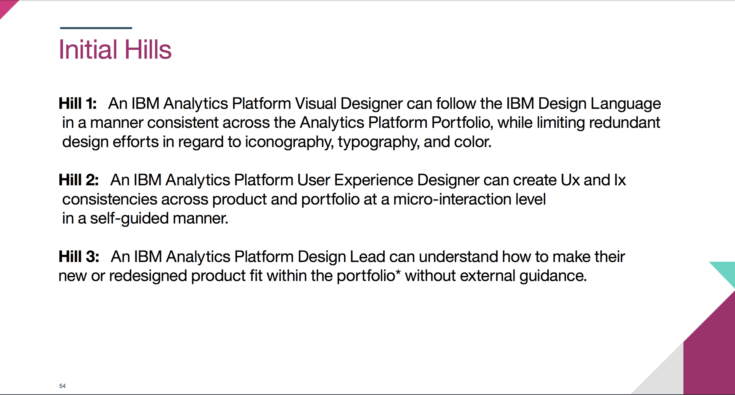 Visual design system principles