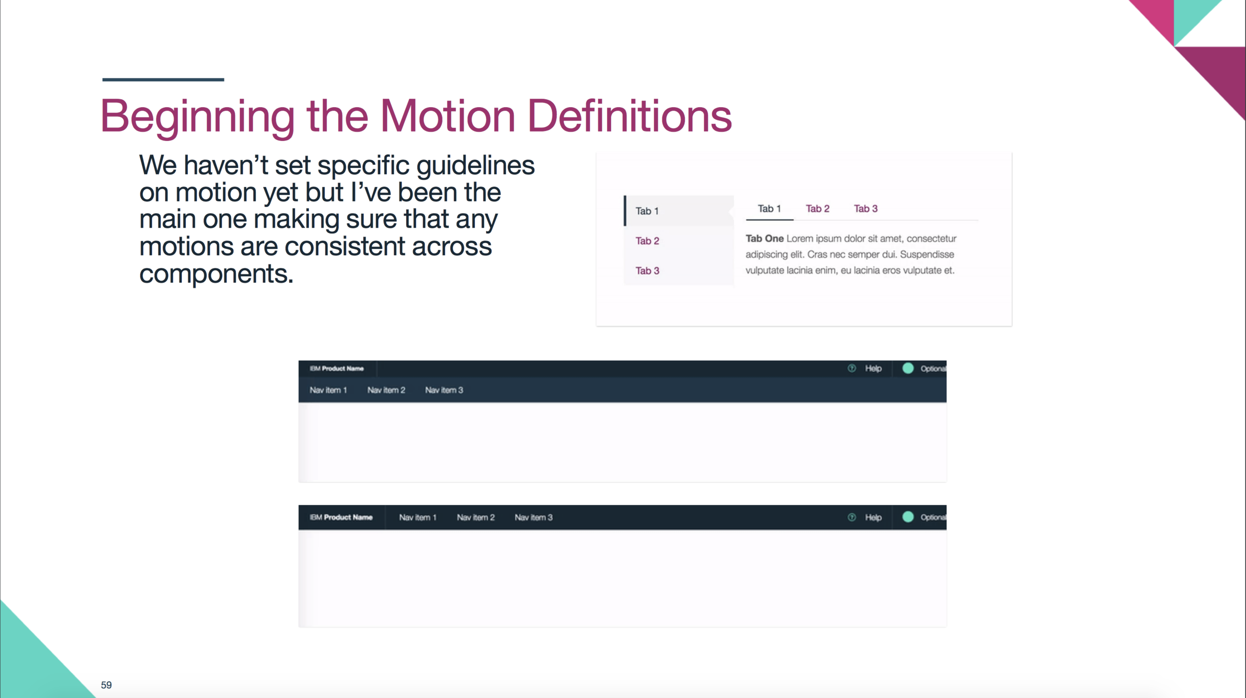 Design patterns and variations