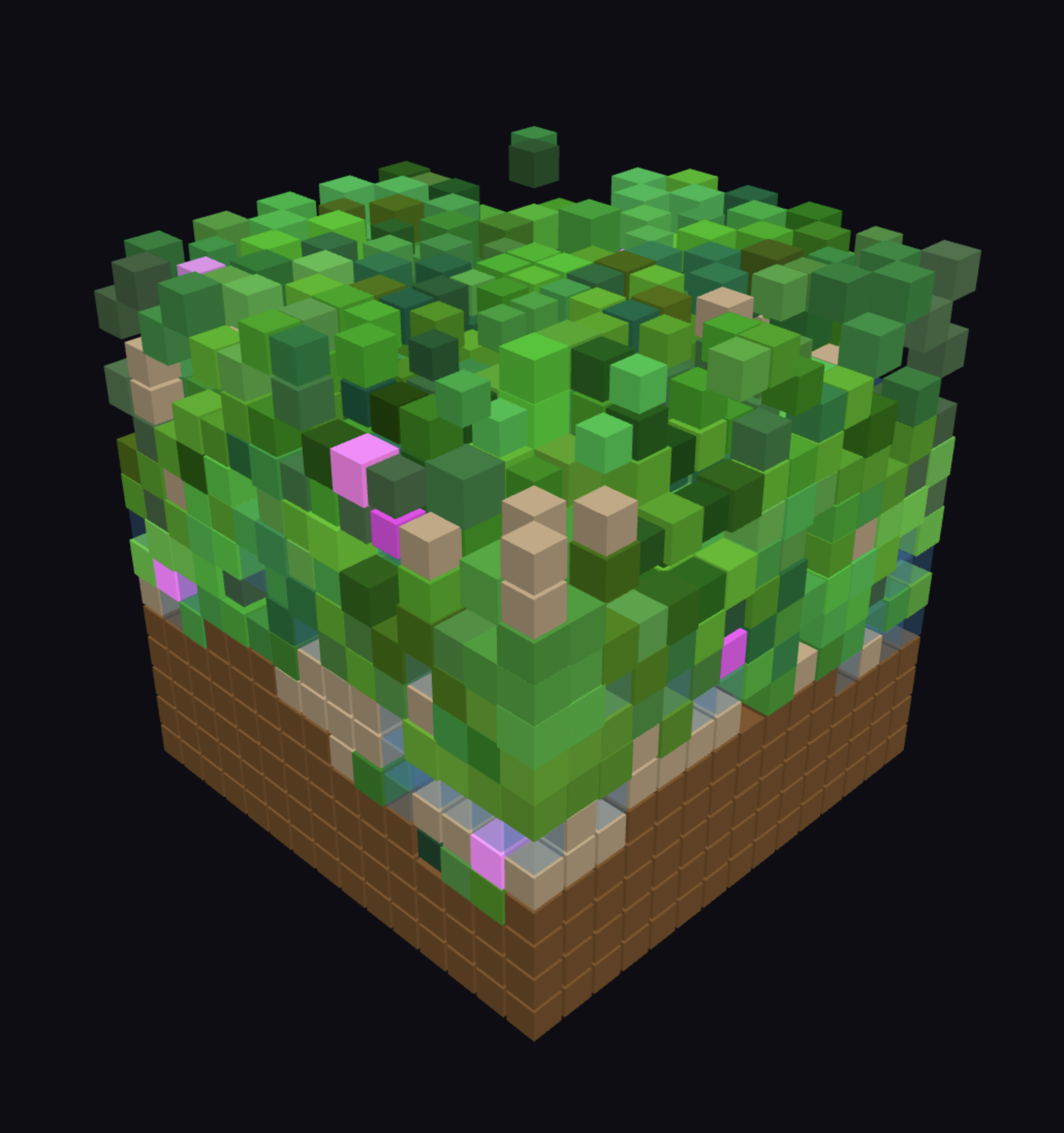 Isovox Aquarium - 3D voxel aquarium ecosystem