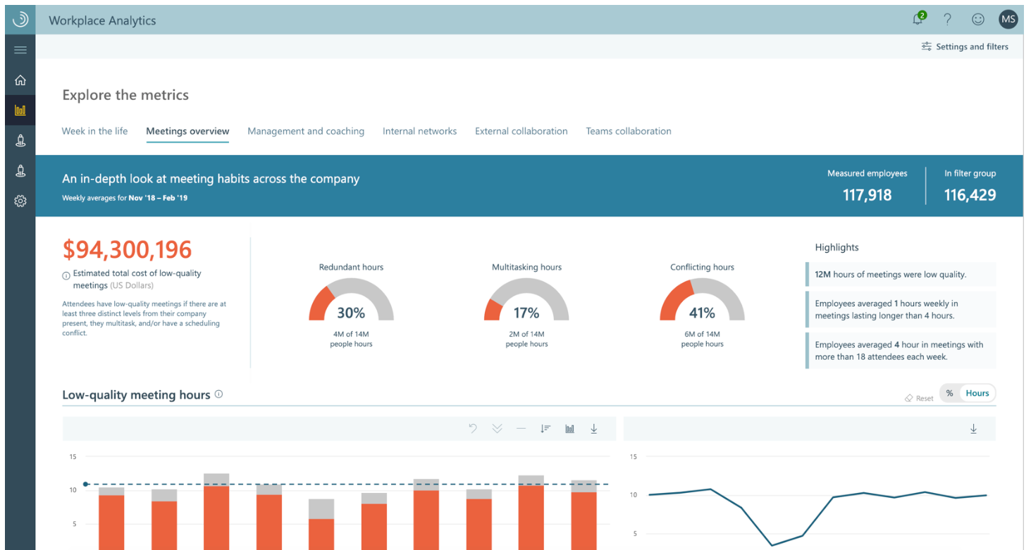 Comparison of navigation options