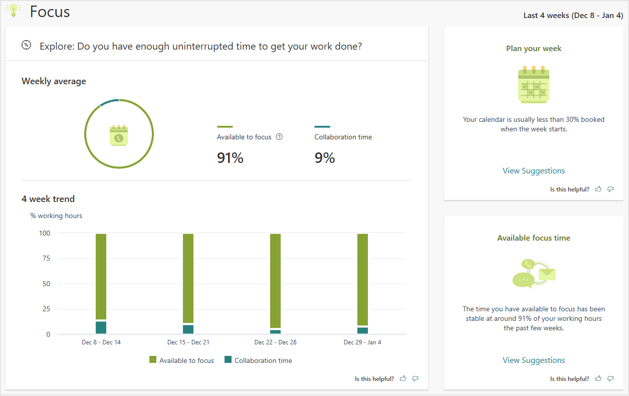 Focus time final concept