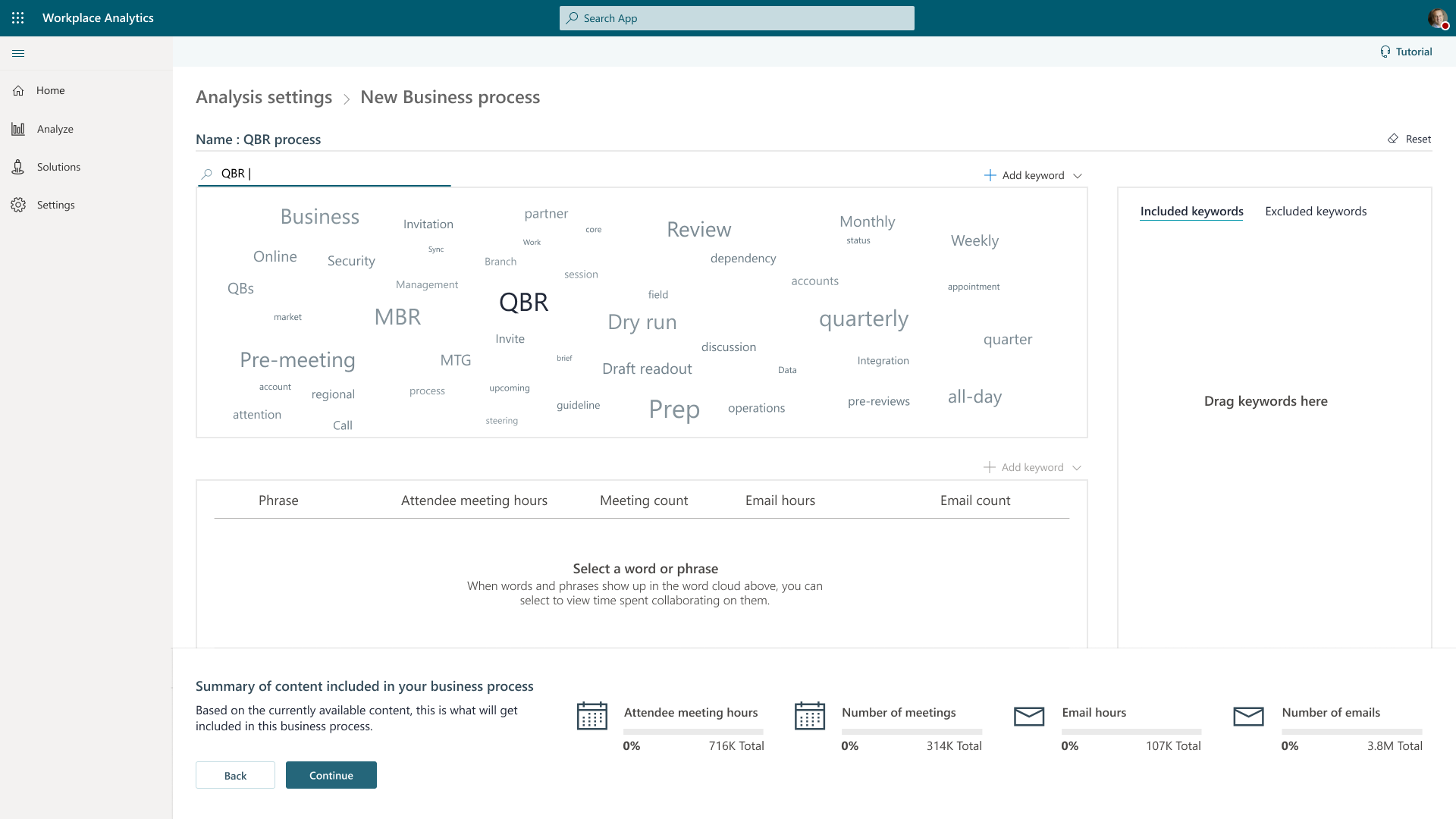 Topics list page variant 1