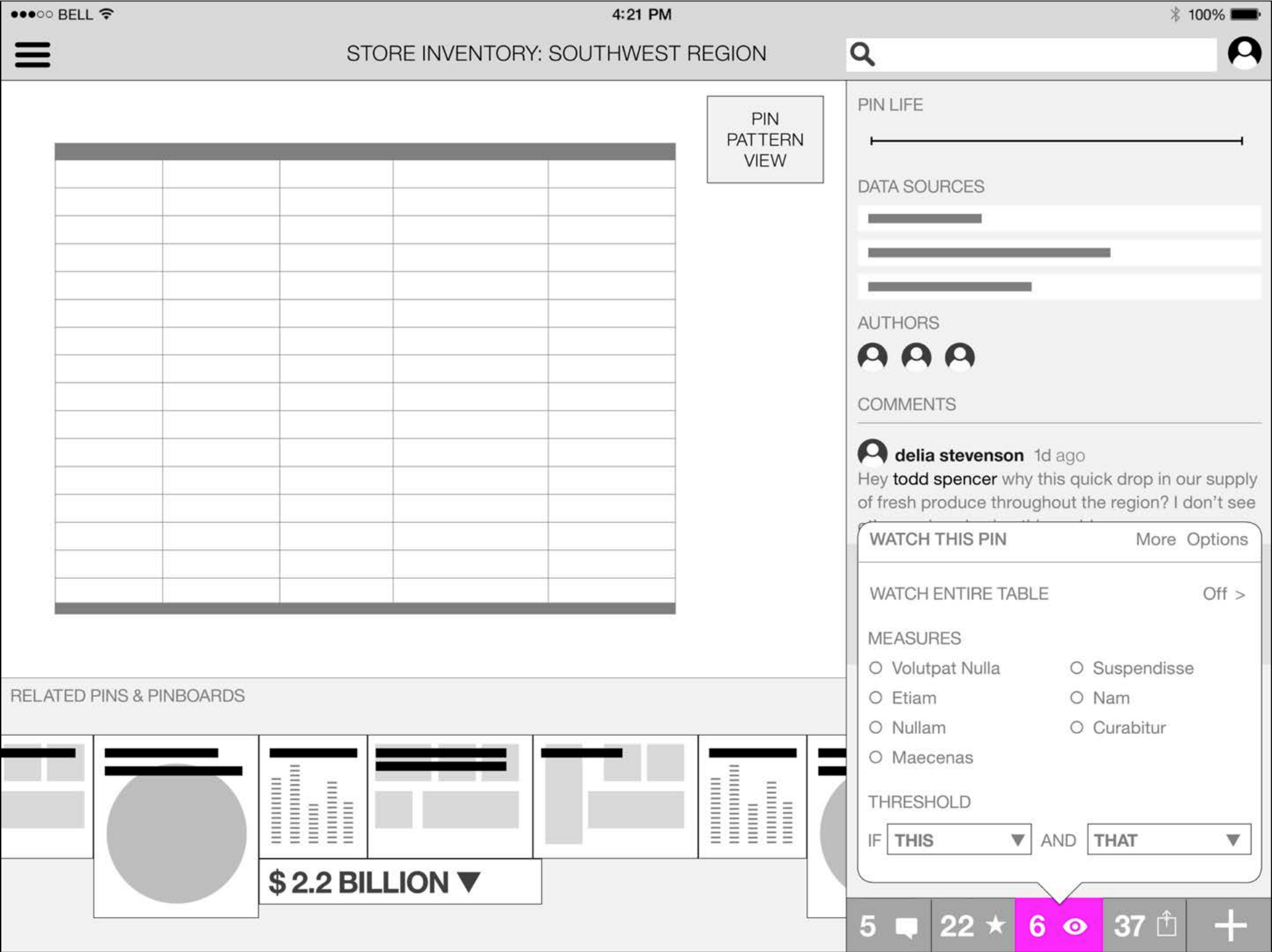 Research visualization displaying network analysis and relationship mapping