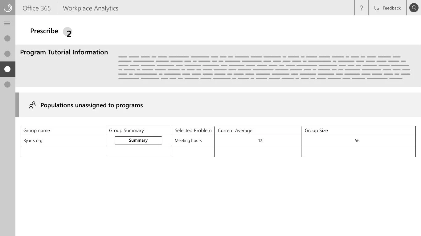 Management interface configuration screen 2 showing program assignment and user management